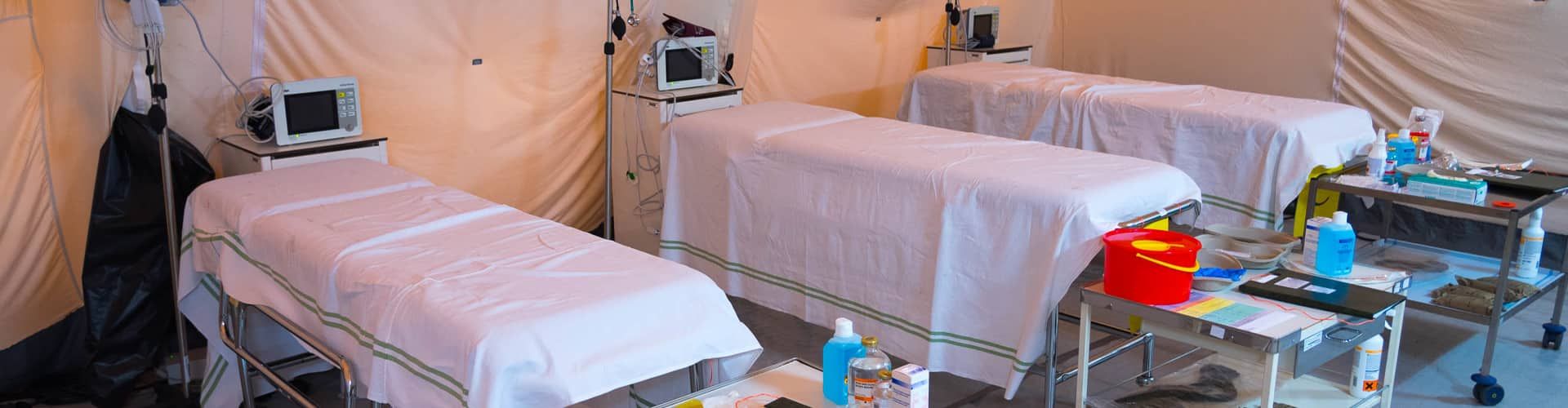 Zelthalle als Sondereinsatzzelt 